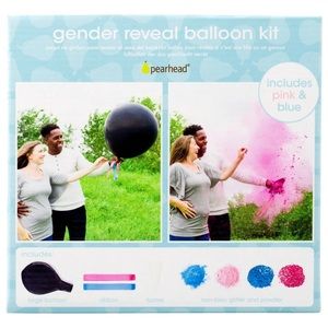 New in Box Pearhead Gender Reveal Balloon Kit